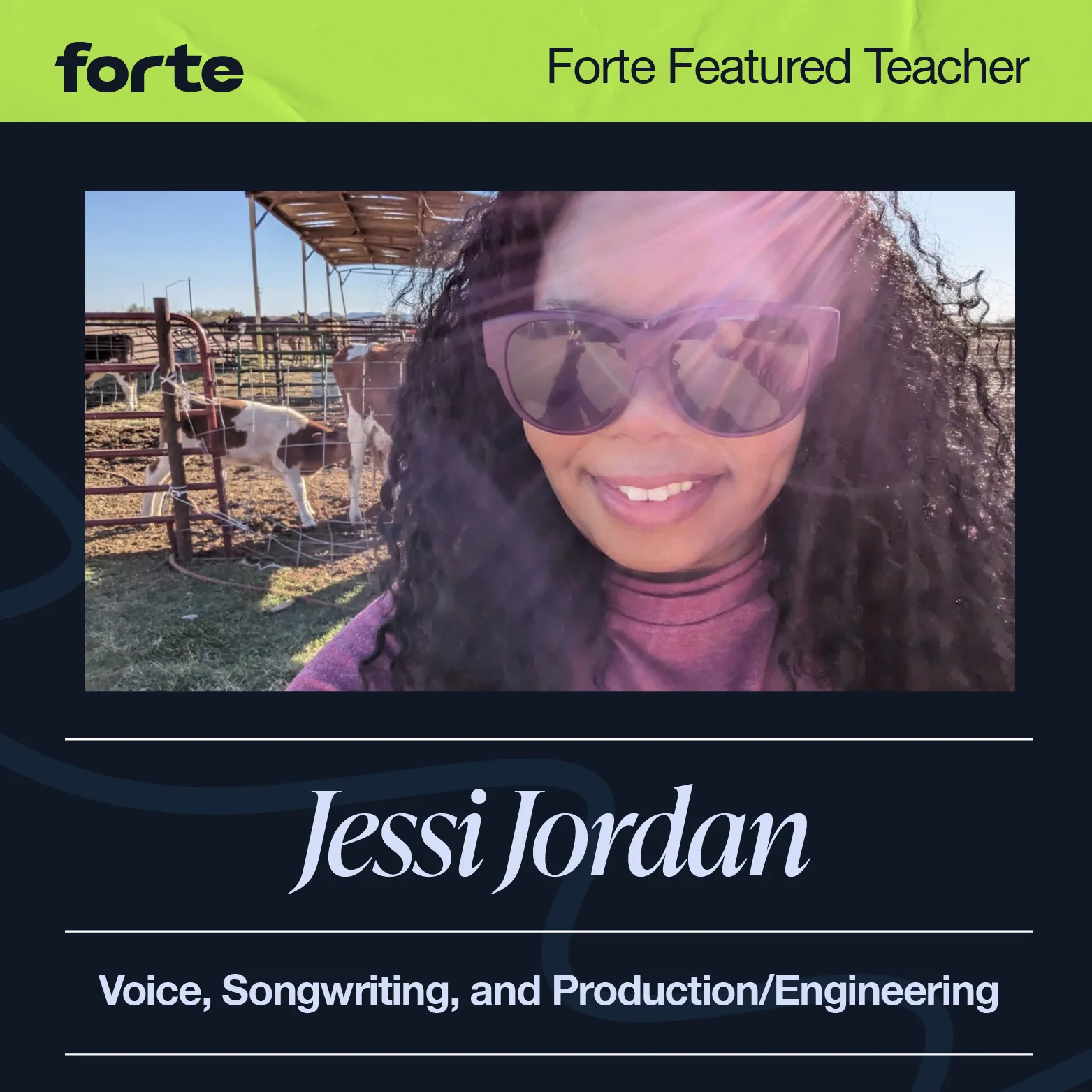 Forte Featured Teacher - Blog - Jessi Jordan