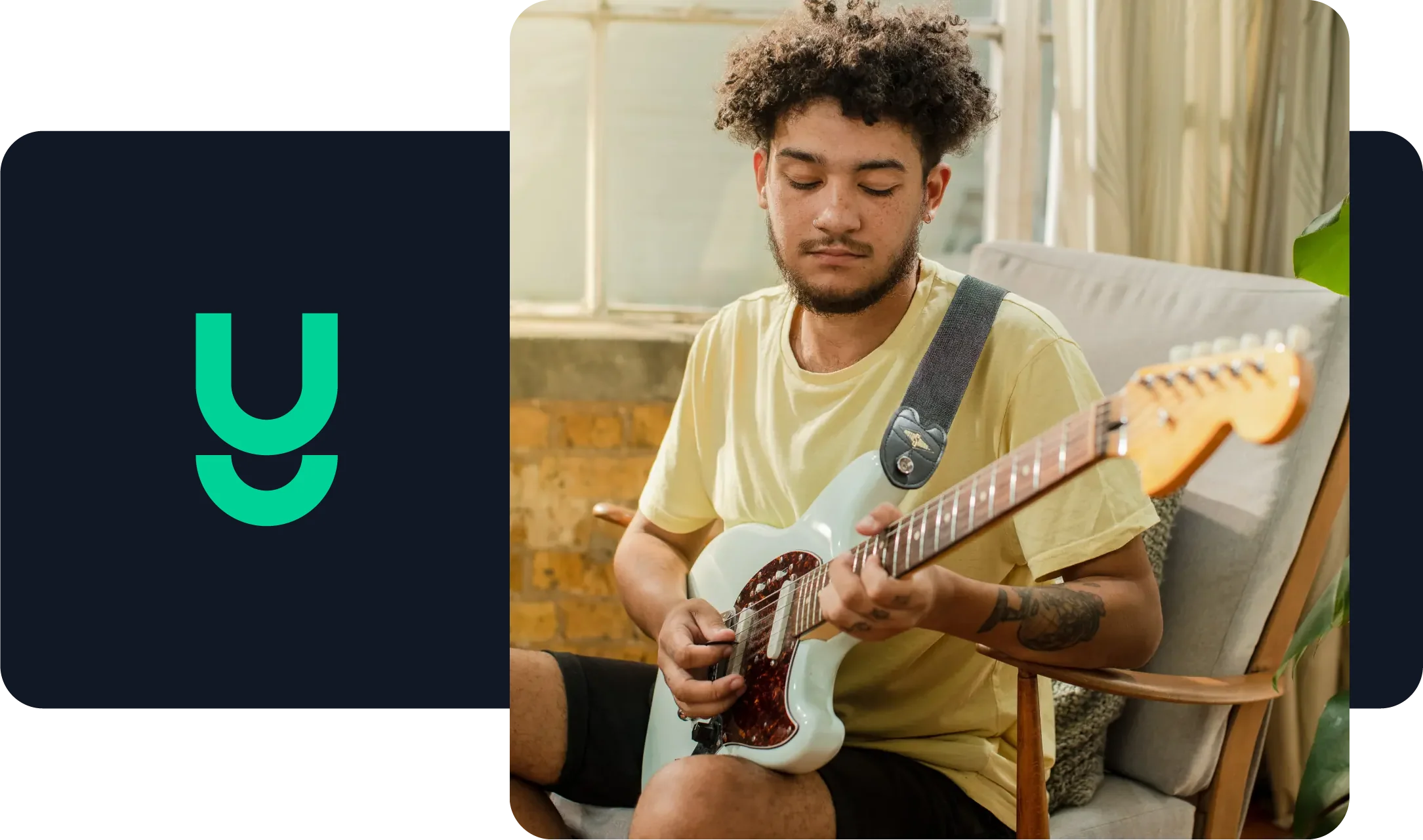 Yousician - playing guitar